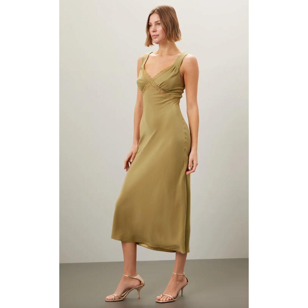 Reformation Provence Silk Dress Size M